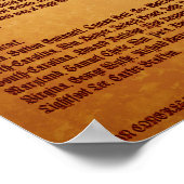 UnabhängigkeitserklärungV-1-Stil-1 Poster (Ecke)