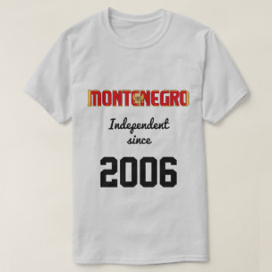 Unabhängigkeitsfeier für Montenegro: T-Shirt