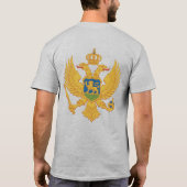 Unabhängigkeitsfeier für Montenegro: T-Shirt (Rückseite)