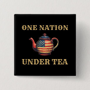 Unabhängigkeitskrieg 1773 USA Eine Nation unter Te Button