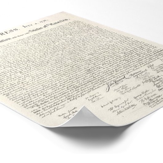 Unabhängigkeitspaket der Vereinten Staaten Poster (Ecke)