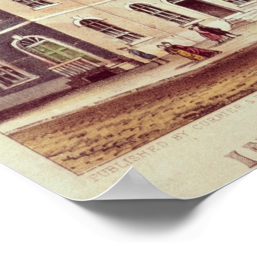 Unabhängigkeitssaal, Philadelphia Poster (Ecke)