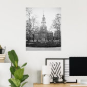 Unabhängigkeitssaal Poster (Heimbüro)