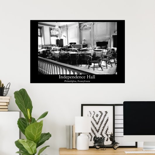 Unabhängigkeitssaal Poster (Heimbüro)