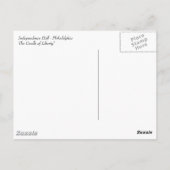 Unabhängigkeitssaal Postkarte (Rückseite)