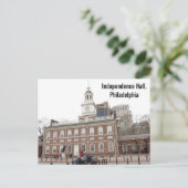 Unabhängigkeitssaal Postkarte (Stehend Vorderseite)