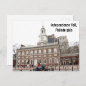 Unabhängigkeitssaal Postkarte (Vorne/Hinten)