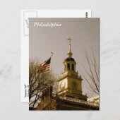 Unabhängigkeitssaal Postkarte (Vorne/Hinten)