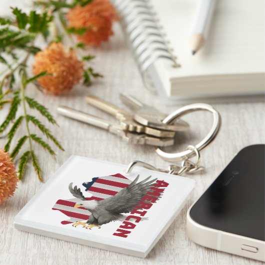 Unabhängigkeitsschlüssel Fob Schlüsselanhänger (Vorderseite rechts)