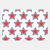 Unabhängigkeitsstars Geschenkpapier Set (Vorderseite 2)