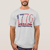 Unabhängigkeitstag 1776 T-Shirt (Vorderseite)