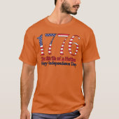 Unabhängigkeitstag 1776 T-Shirt (Vorderseite)