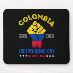 Unabhängigkeitstag 1810 Republik Kolumbien 2023 Mousepad