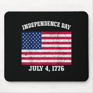 Unabhängigkeitstag 4. Juli 1776 Amerikanische Flag Mousepad