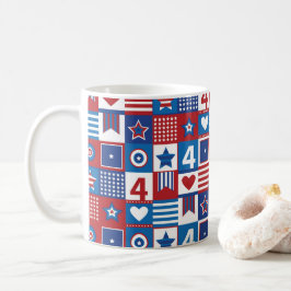 Unabhängigkeitstag 4. Juli 2023 Vereinte Staaten Kaffeetasse