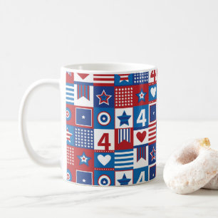 Unabhängigkeitstag 4. Juli 2023 Vereinte Staaten Kaffeetasse