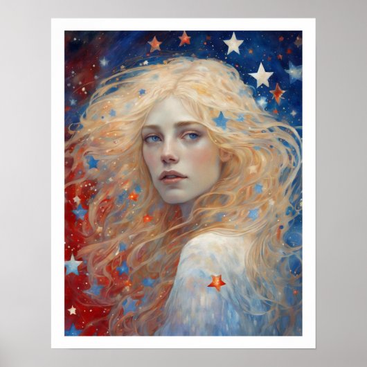 Unabhängigkeitstag 4. Juli Feuerwerk Poster (Vorne)