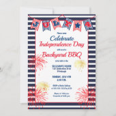 Unabhängigkeitstag 4. Juli GRILLEN Einladung (Vorderseite)