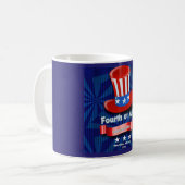 Unabhängigkeitstag, 4. Juli Kaffeetasse (Vorderseite Links)