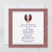 Unabhängigkeitstag 4. Juli Party GRILLEN Einladung (Rückseite)