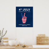 Unabhängigkeitstag, 4. Juli, Poster (Küche)