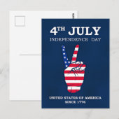 Unabhängigkeitstag, 4. Juli, Postkarte (Vorne/Hinten)