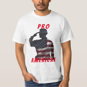 Unabhängigkeitstag   4. Juli   Pro American Soldie T-Shirt