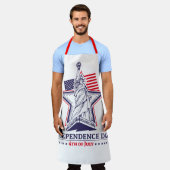 Unabhängigkeitstag 4. Juli Schürze (Getragen)