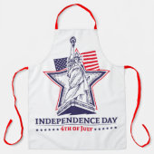 Unabhängigkeitstag 4. Juli Schürze (Vorderseite)