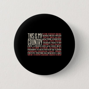 Unabhängigkeitstag 4. Juli USA-Flagge Amerika Staa Button