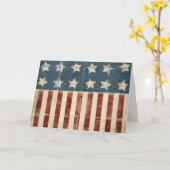 Unabhängigkeitstag abgenutzt Flagge Karte (Gelbe Blume)