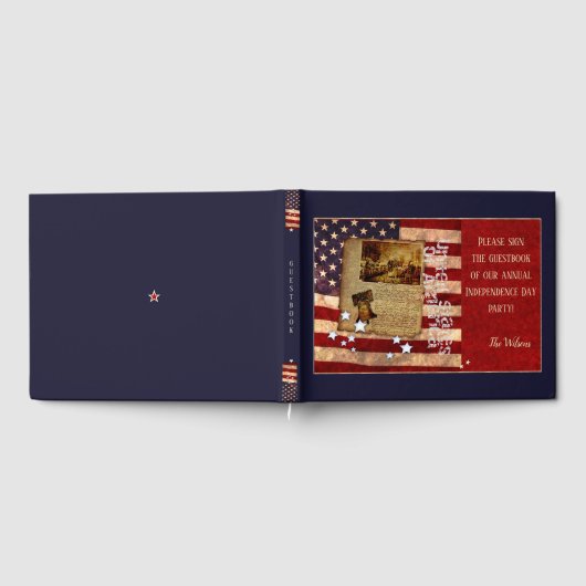 Unabhängigkeitstag (anpassbar) gästebuch (Voll)