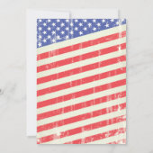 Unabhängigkeitstag Babydusche Einladung (Rückseite)