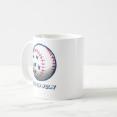 Unabhängigkeitstag Baseball Kaffeetasse (Vorderseite Links)