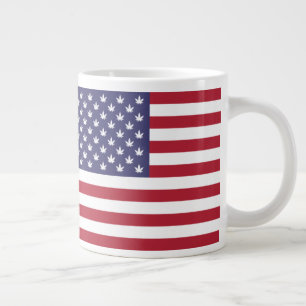 Unabhängigkeitstag der Vereinigten Staaten Flagge Jumbo-Tasse