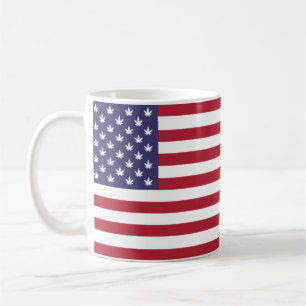 Unabhängigkeitstag der Vereinigten Staaten Flagge Kaffeetasse