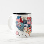 Unabhängigkeitstag des Staaten Kaffees Tasse (Vorderseite Links)