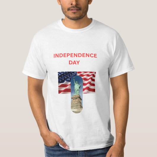Unabhängigkeitstag Design T-Shirt (Vorderseite)