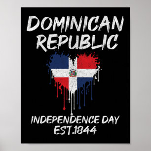 Unabhängigkeitstag Dominikanische Republik Feier 1 Poster