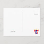 Unabhängigkeitstag Einladungspostkarte (Rückseite)