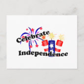 Unabhängigkeitstag Einladungspostkarte (Vorderseite)