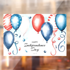 Unabhängigkeitstag Fensteraufkleber