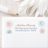 Unabhängigkeitstag Feuerwerk Burst Rücksendeadress (Insitu)