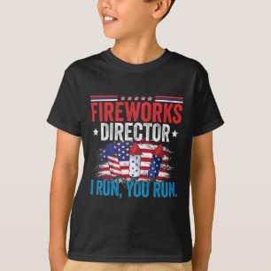 Unabhängigkeitstag Feuerwerk Direktor Ich führe Si T-Shirt