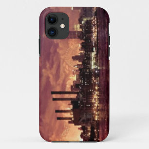 Unabhängigkeitstag-Feuerwerke hinter Manhattan iPhone 11 Hülle