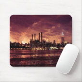 Unabhängigkeitstag-Feuerwerke hinter Manhattan Mousepad (Mit Mouse)