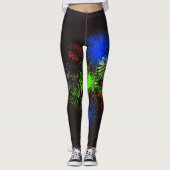 Unabhängigkeitstag-Feuerwerke Leggings (Vorderseite)