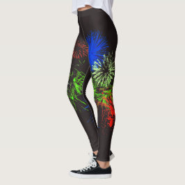Unabhängigkeitstag-Feuerwerke Leggings