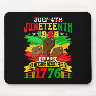 Unabhängigkeitstag Frauen Schwarze Geschichte Graf Mousepad