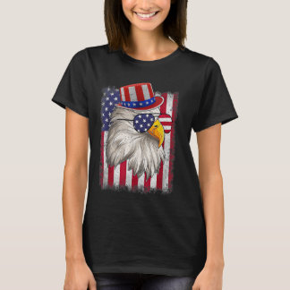 Unabhängigkeitstag Frohes 4. Juli Design Vintage  T-Shirt